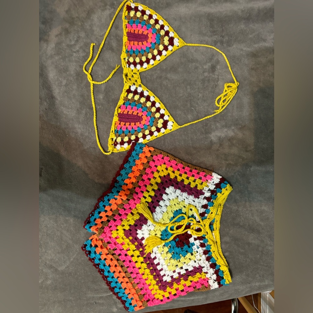 Crotchet two piece set